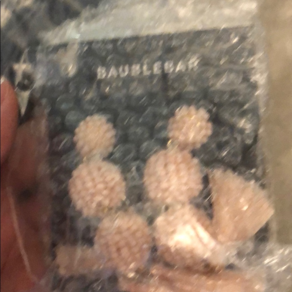 🎊HP🎊BaubleBar/Beaded Tango Ball Drops-Blush - Picture 5 of 5